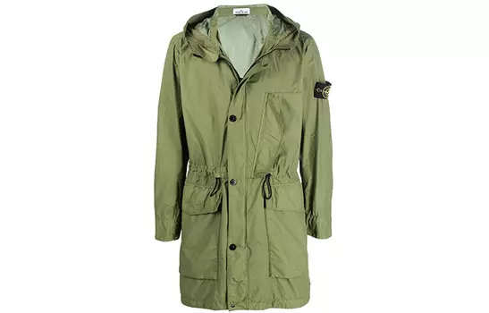 Куртка мужская зеленая Stone Island, зеленый