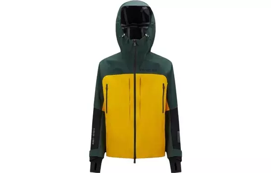Куртка мужская желто-зеленый Moncler