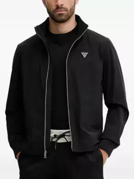 Куртка на молнии с логотипом GUESS USA, черный