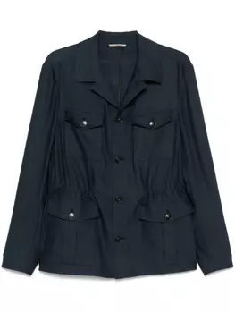 Куртка на пуговицах Canali, синий