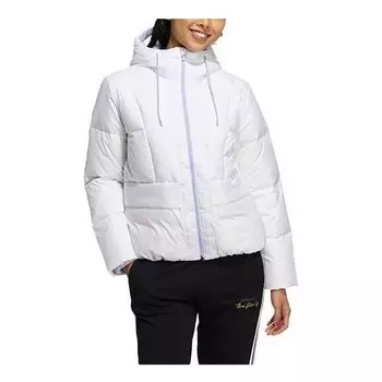 Куртка neonov down jacket 'white' Adidas, белый