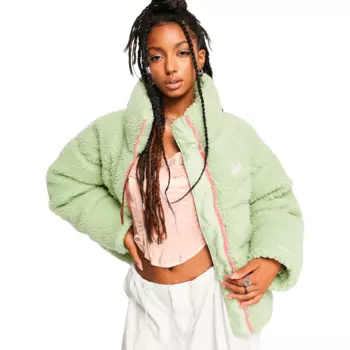 Куртка Nike Borg Padded Jacket In Honeydew, зеленый