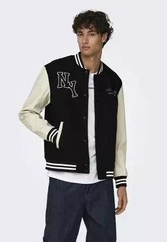 Куртка Only & Sons ON JAY VARSITY 23 OTW, цвет black