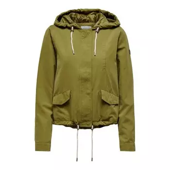 Куртка Only Spring Hooded Onlskylar, зеленый
