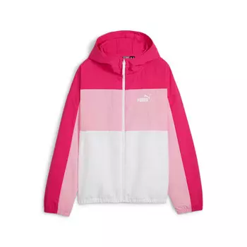 Куртка oversized hooded windbreaker jacket 'pink' Puma, розовый