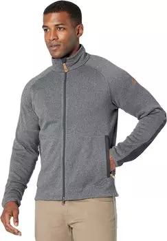 Куртка Ovik Fleece Zip Sweater Fjllrven, темно-серый
