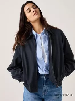 Куртка оверсайз UNIQLO, 69 темно-синий