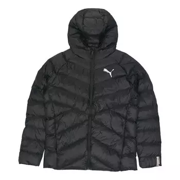 Куртка packlite down jacket 'black' Puma, черный