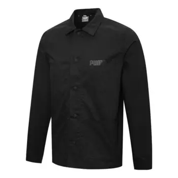 Куртка padded jacket 'black' Puma, черный