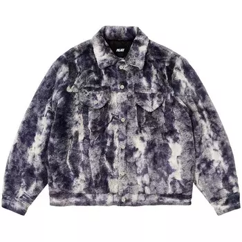 Куртка Palace Furry Trucker Jacket, серый