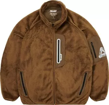 Куртка Palace Polartec High Loft Track Jacket 'Brown', коричневый