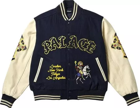 Куртка Palace Saints Varsity 'Navy', синий