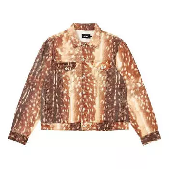 Куртка Palace Type P Jacket 'Deer Print', желто-коричневый
