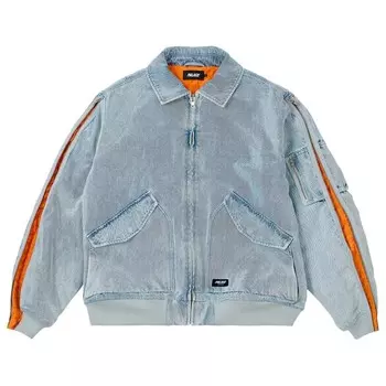 Куртка Palace Zipped MA-1 Bomber Jacket, цвет Stone Wash