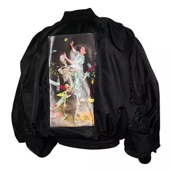 Куртка pascal applique pilot jacket men's black Off-White, черный