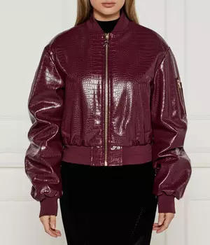 Куртка Patrizia Pepe Regular Fit, бургундия