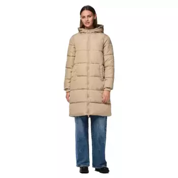 Куртка Pieces Bee New Long padded, бежевый