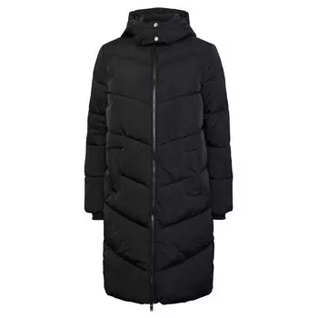 Куртка Pieces Jamilla Long Puffer, черный