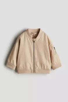Куртка пилота H&M, бежевый