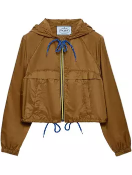 Куртка Prada Re-Nylon, коричневый