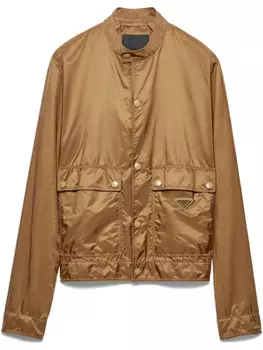 Куртка Prada Re-Nylon, нейтральный