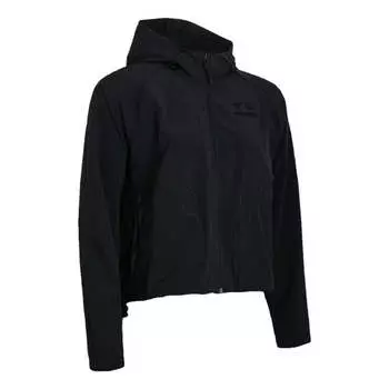 Куртка project rock unstoppable hooded jacket 'black' Under Armour, черный