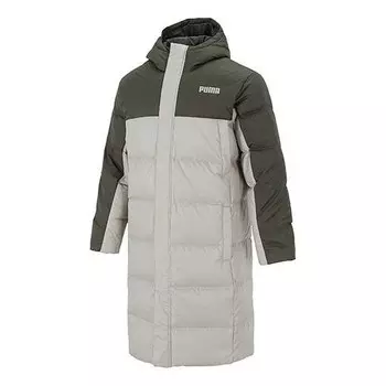 Куртка puffer coat jacket 'green' Puma, зеленый