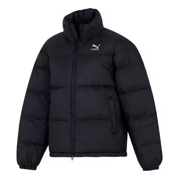 Куртка puffer jacket 'black' Puma, черный