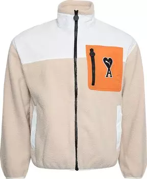 Куртка Puma x Ami Sherpa Jacket 'Light Sand', загар