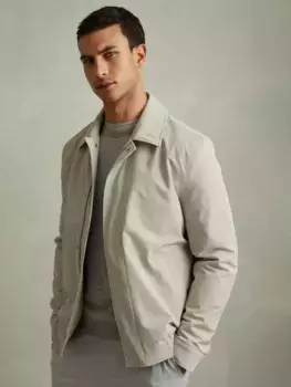 Куртка Reiss Cologne Harrington, цвет stone