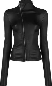 Куртка Rick Owens Gary Lamb Leather Jacket 'Black', черный