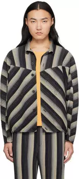 Куртка Ronan Bouroullec Edition RB_Stripes 2 HOMME PLISSe ISSEY MIYAKE