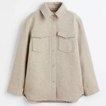 Куртка-рубашка H&amp;M, бежевый