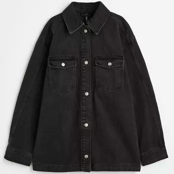 Куртка-рубашка H&amp;M, черный