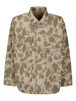 Куртка-рубашка из утиного меха Carhartt WIP, нейтральный