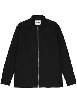 Куртка-рубашка на молнии Jil Sander, черный