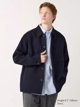 Куртка-рубашка мужская Uniqlo, 69 темно-синий