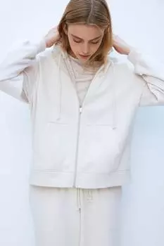 Куртка с капюшоном H&M, бежевый