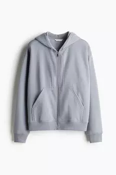 Куртка с капюшоном H&M, голубой