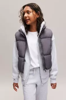 Куртка с капюшоном H&M, серый