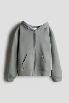 Куртка с капюшоном H&M, серый