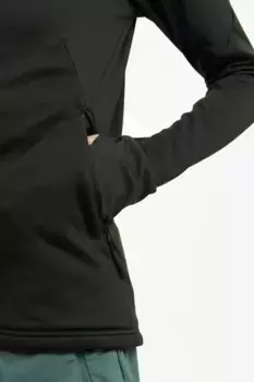 Куртка с капюшоном H&M, зеленый