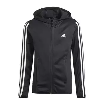 Куртка с капюшоном и тремя полосками adidas Designed To Move