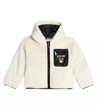 Куртка с капюшоном Moschino, белый
