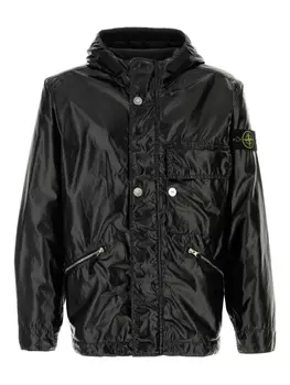 Куртка с капюшоном Stone Island, черный