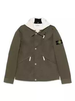 Куртка с нашивкой Compass Stone Island, зеленый