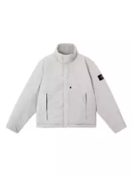 Куртка с нашивкой-логотипом Stone Island, серый