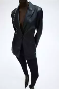 Куртка с покрытием H&M, черный