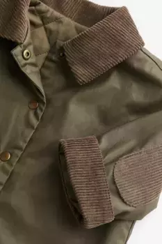 Куртка с покрытием H&M, зеленый