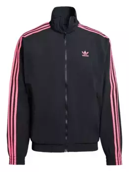 Куртка с полосками Adidas, черный